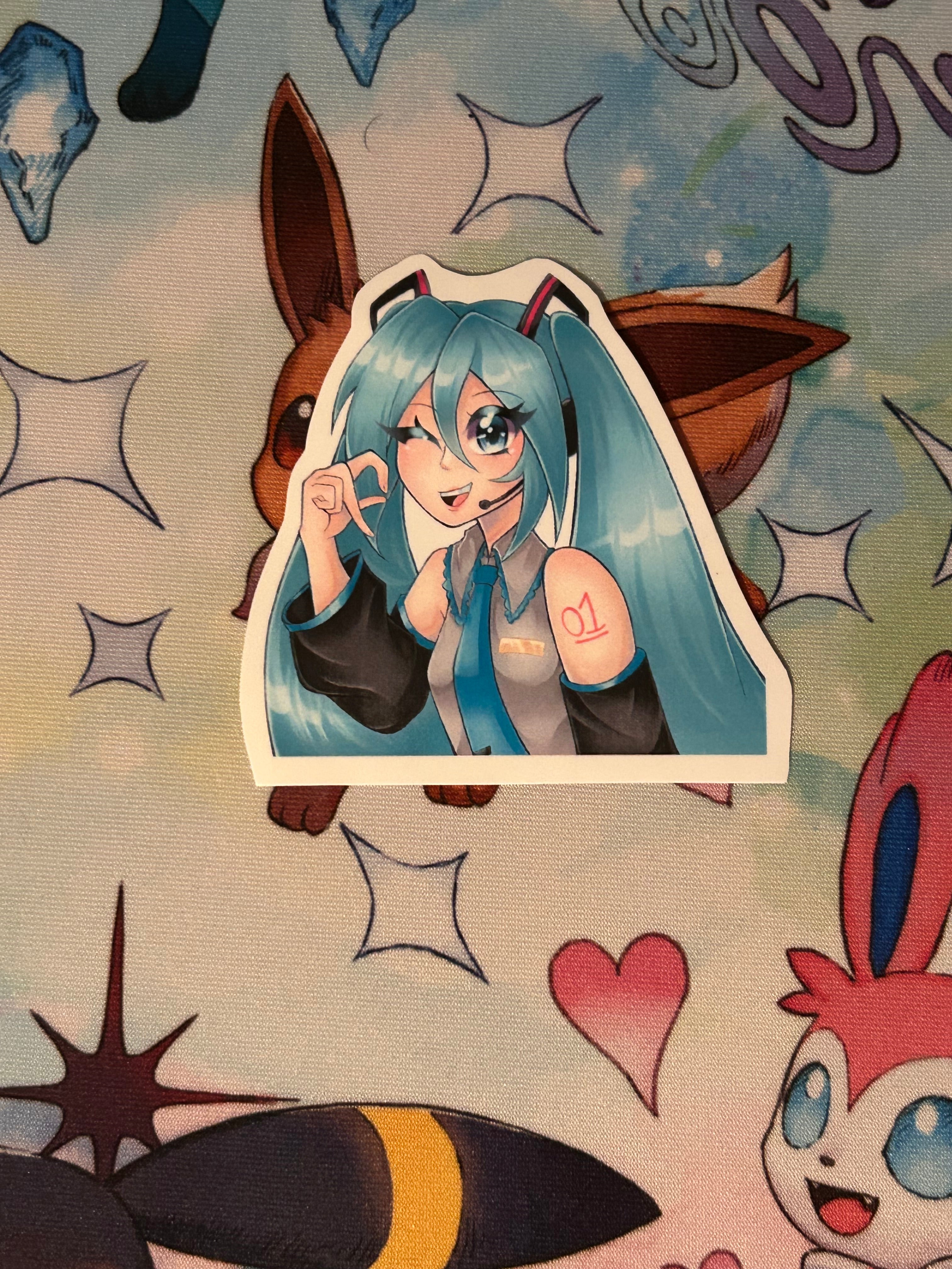 Vocoloid-Hatsune Miku Stickers