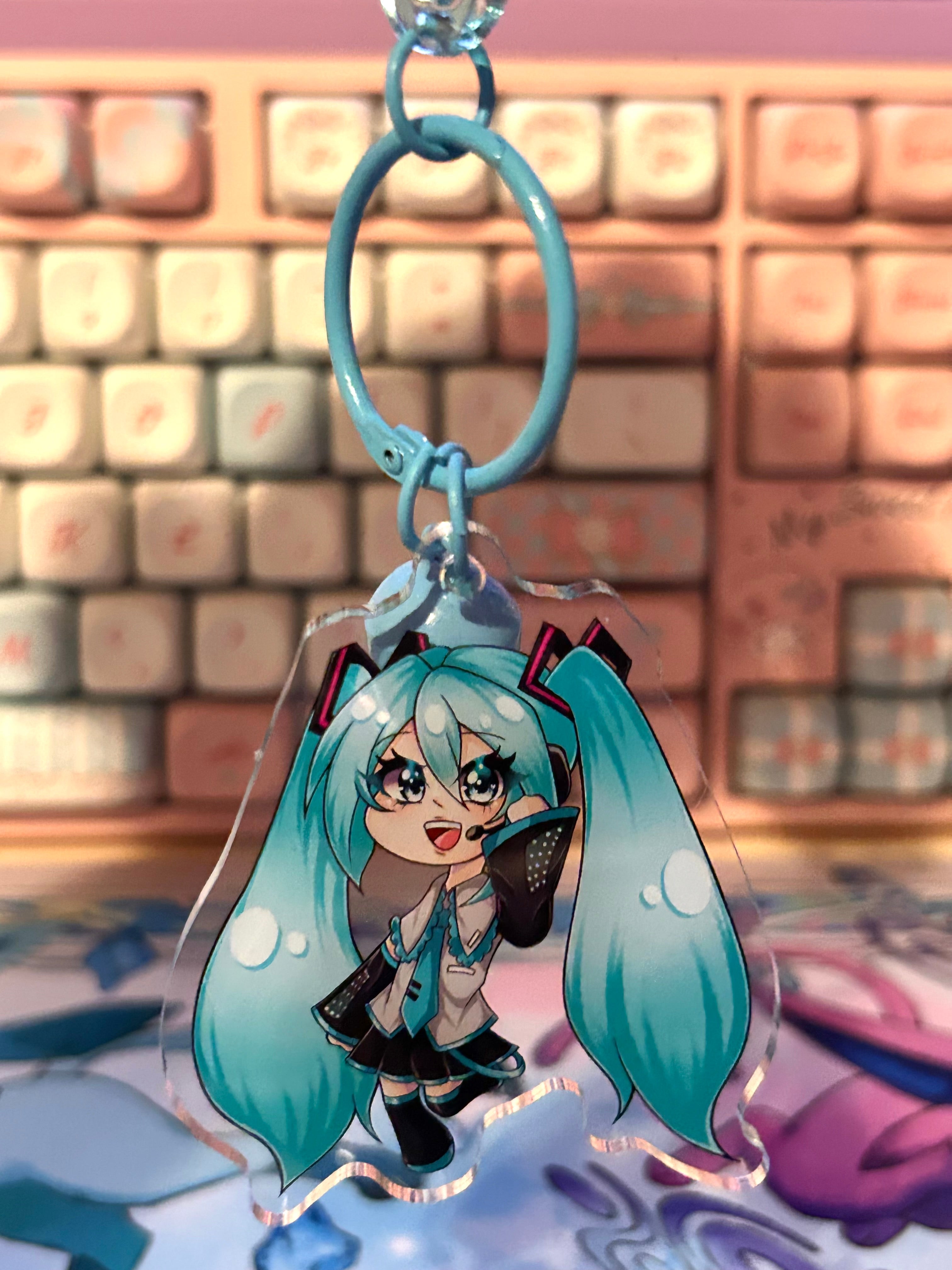 Vocoloid- Hatsune Miku chibi Acyrlic Charms