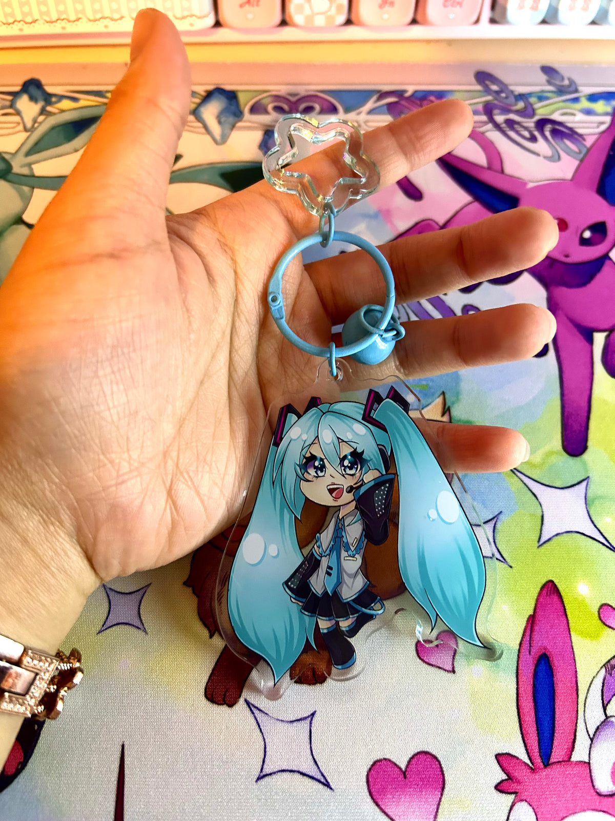 Vocoloid- Hatsune Miku chibi Acyrlic Charms