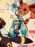 Vocoloid- Hatsune Miku chibi Acyrlic Charms