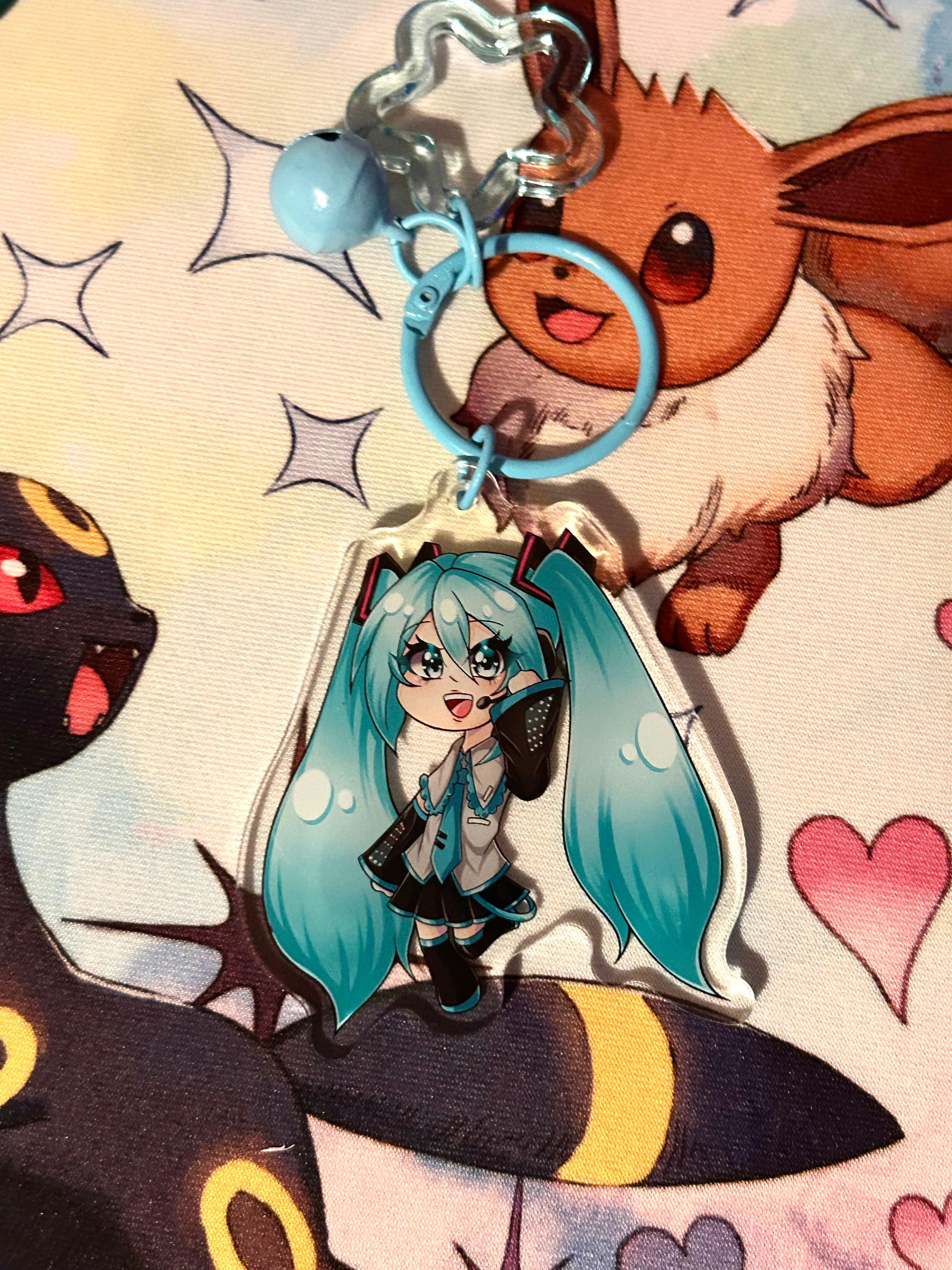 Vocoloid- Hatsune Miku chibi Acyrlic Charms
