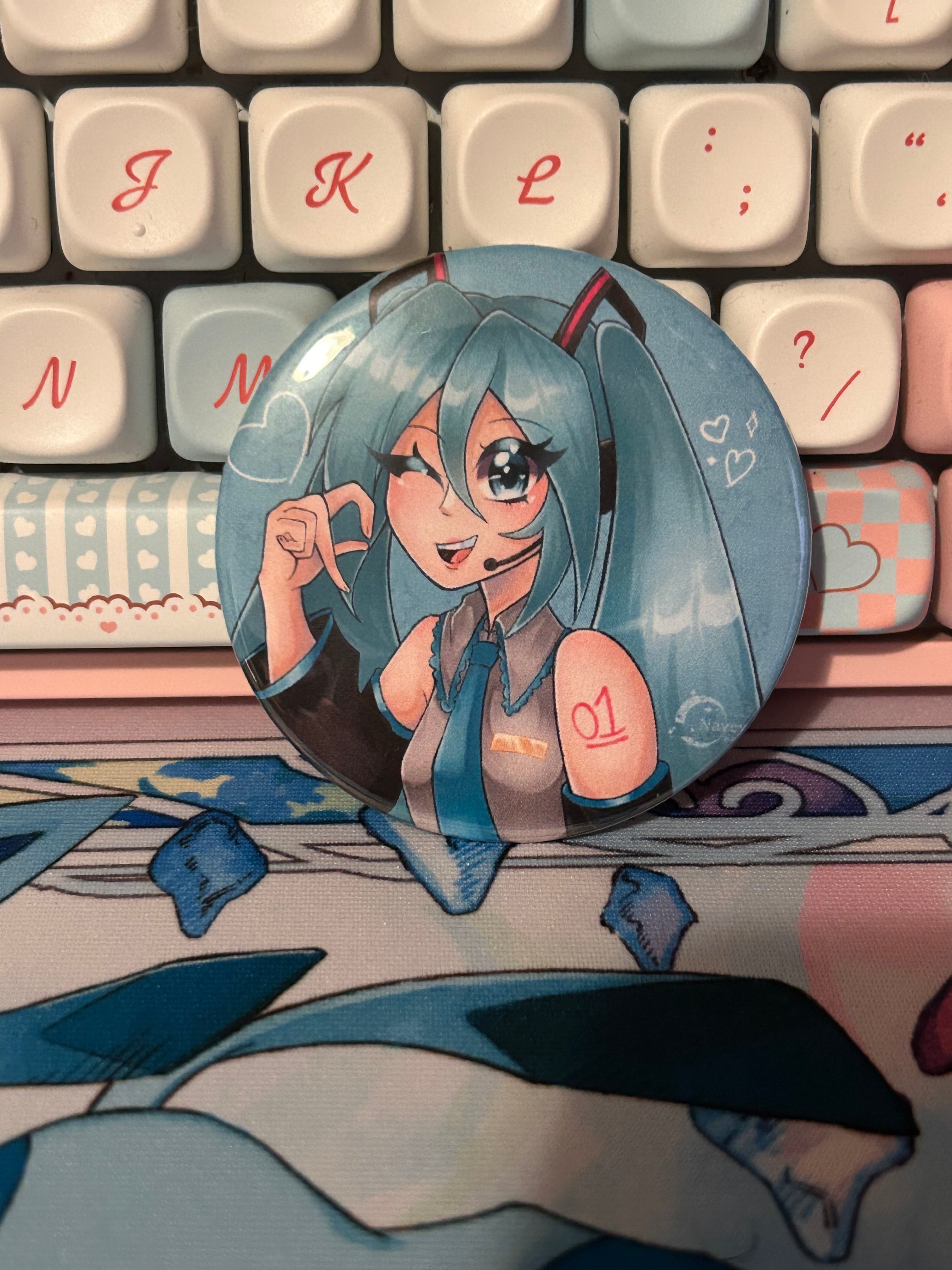 Vocoloid- Hatsune Miku Buttons