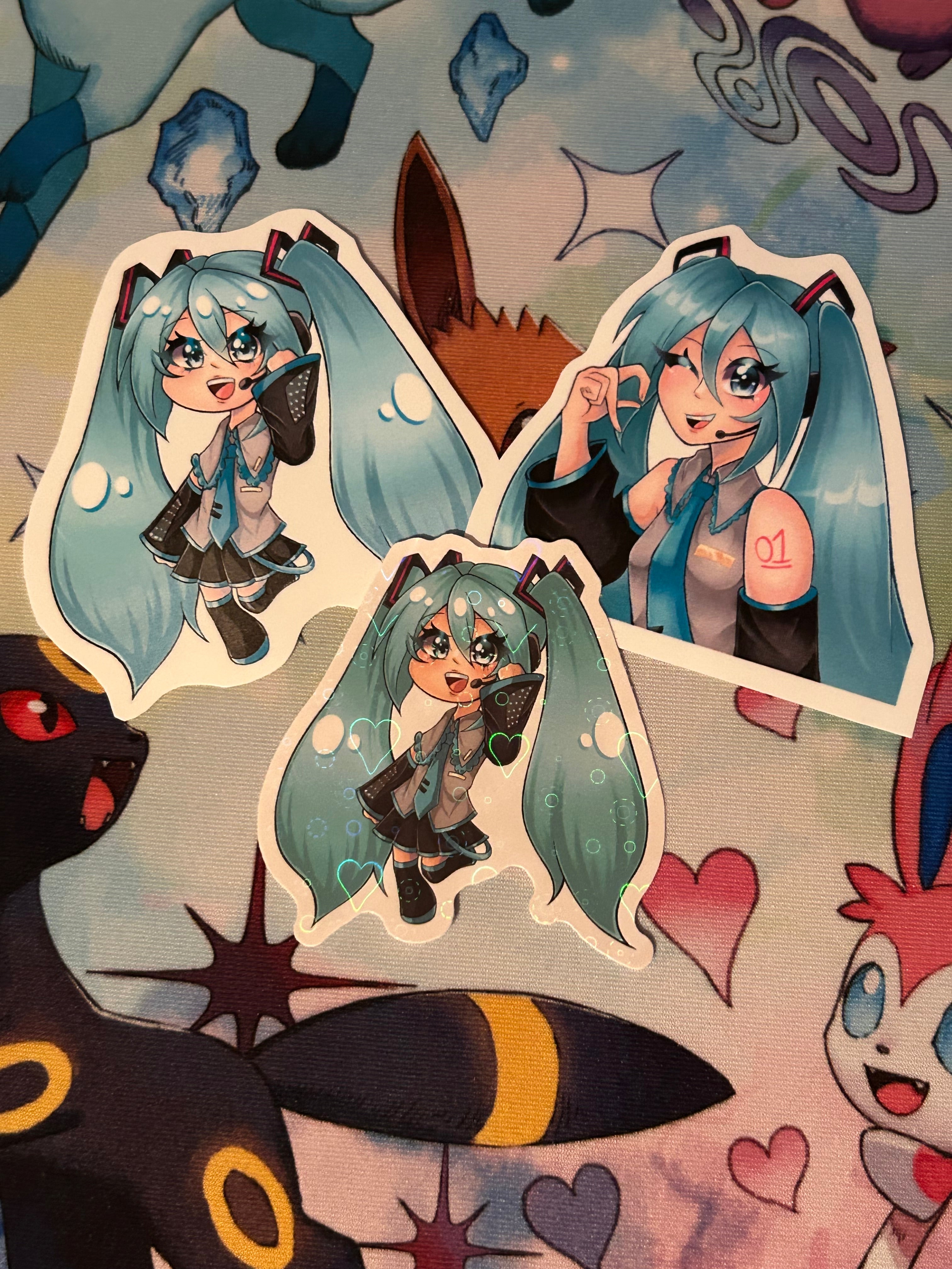 Vocoloid-Hatsune Miku Stickers